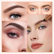 Eyebrow Pencil,Eye Brow,Waterproof Eyebrow Pencil,Microblading Eyebrow Pencils for Women,3D Waterproof Eyebrow Pen,Long Lasting 4-Tip Microblading Brow Pencil for Natural(Light Brown)
