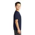 thumbnail image 3 of Sport Tek 1152991 Youth PosiCharge Tough Tee, True Navy - Extra Small, 3 of 6