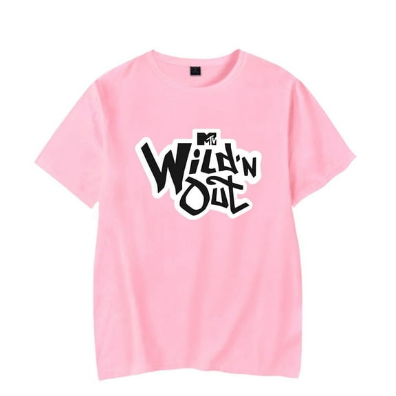 Wild 'N Out Live Tour Merch T-shirt Summer Casual Unisex Round Neck Short-sleeved Print Logo Top