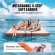 thumbnail image 5 of VEVOR Muelle flotante inflable, plataforma de muelle inflable de 10 x 10 pies, alfombrilla flotante antideslizante para agua con bolsa de transporte portátil y escalera desmontable, 5 of 9