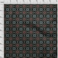thumbnail image 4 of oneOone Cotton Cambric Black Fabric Tiles Dress Material Fabric Print Fabric By The Yard 42 Inch Wide, 4 of 4