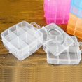 thumbnail image 4 of Storage Box-3 Layers 18 Slots Plastic Case Earrings Jewelry Storage Box Organizer, 4 of 7