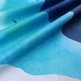 thumbnail image 4 of Mountain Shower Curtain Misty Forest Shower Curtain Nature Shower Curtain, Watercolor Shower Curtain Teal Landscape Sunset Trees Lake Cool Art Shower Curtains for Bathroom, 72" x 72" Inches, 4 of 6