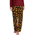 thumbnail image 4 of Jovrlynd Pajama Pants for Women Halloween Cute Print Elastic Waist Pockets Plus Size Sleep Pants Soft Comfy Lounge Pants, S-5XL, 4 of 5
