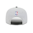 thumbnail image 4 of Men's New Era Silver/Black San Antonio Spurs Jersey Hook Statement Edition 9FIFTY Snapback Hat, 4 of 5