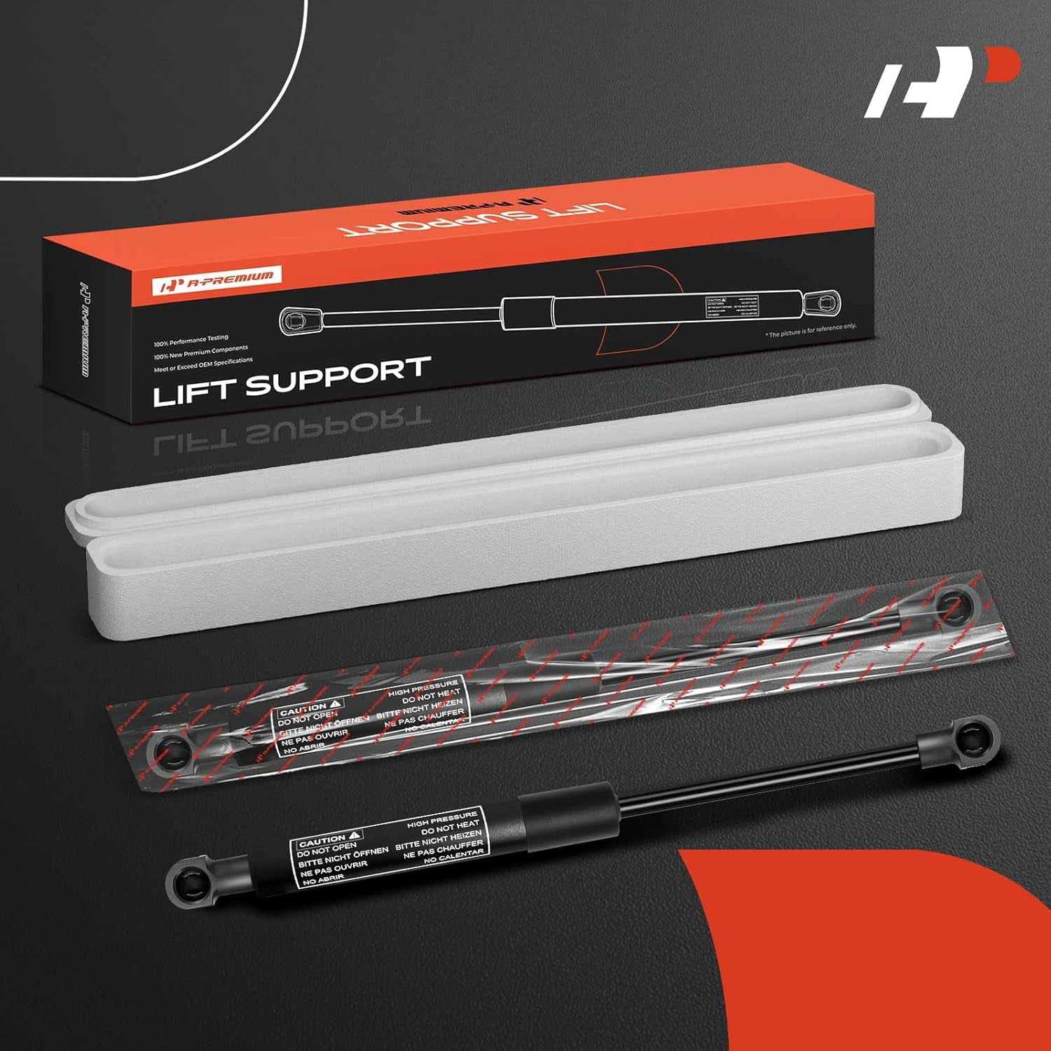 A-Premium Hood Lift Supports Shock Struts Replacement for Land Rover Range Rover Sport LR3 LR4 2005-2012