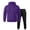 Purple-A#110825aa, variant on Trgacdwlo Men's Tracksuit 2 Piece Sweatsuit Set Fleece Lounge Hoodie Sweatsuit Sets Fall Winter Fuzz Tracksuit Sweatsuit for Men Red XXXL