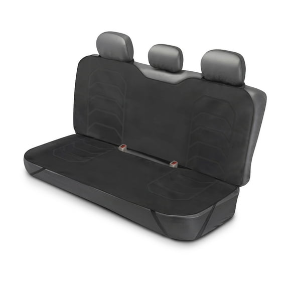 Auto Drive Waterproof Rear Bench Seat Protector Black, Universal Fit