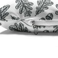 thumbnail image 4 of Acorn Pet Bed, Elaborated Engraving Style Pattern of Oak Leaves and Acorn Print, Chew Resistant Pad for Dogs and Cats Cushion with Removable Cover, 24" x 39", Charcoal Grey and White, by Ambesonne, 4 of 4