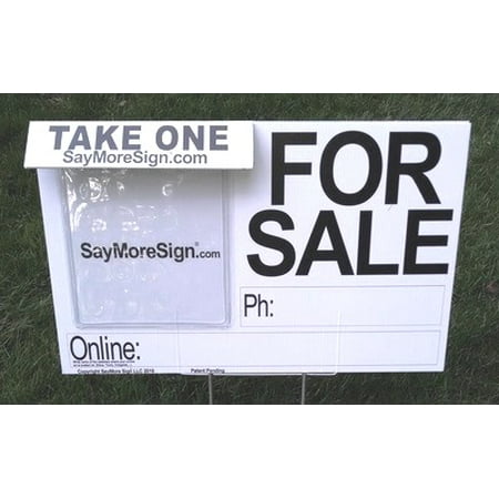 For Sale By Owner Sign with Flyer Box