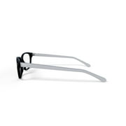 Walmart Womens FM14115 Square Prescription Eyeglasses with Case, Black/Pearl White