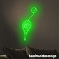 thumbnail image 4 of Handmadetneonsign Tennis Bat And Ball Neon Sign, Tennis Led Light, Sports Room Wall Art Decor 72821, 4 of 5