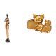 thumbnail image 1 of Estatuas de mujeres africanas, figuras de resina para escritorio. Adorno decorativo creativo para mesa, ideal para regalar o decorar el hogar., 1 of 8