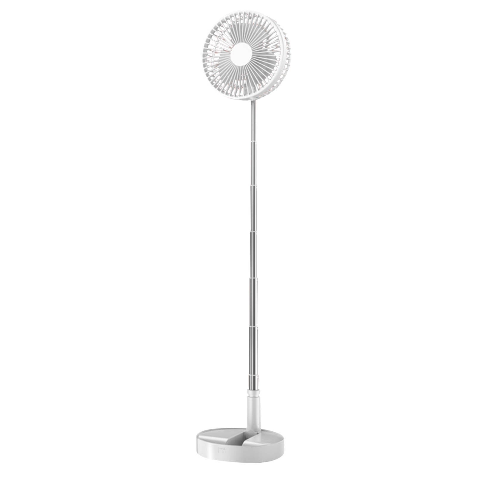Floor Fan, Foldable Oscillating Standing Fan with Remote Control