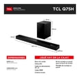 thumbnail image 2 of Barra de Sonido TCL Q75H 5.1.2 ch Dolby Atmos y Subwoofer Inalámbrico, 2 of 5