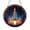 Acrylic 3.5 Inch, variant on Space Rocket Launch Stained Glass Window Art Decorative Glass Hanging for Home Interior Decor