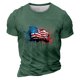 thumbnail image 1 of Camisetas de Manga Larga para Hombres Imprimir Casual Cuello Redondo Camiseta de Manga Corta, Camisetas de Manga Larga para Hombres Algodón, 1 of 4