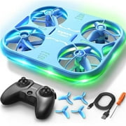 A-Sonic XS69902 Mini Drone with LED Lights - X880 Stunt Quadcopter with 3D Flip - Altitude Hold - Headless Mode Kids Drone with Full Protection - Perfect Helicopter Toy Gift for Boys & Girls