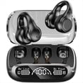 thumbnail image 1 of Auriculares de Conducción Ósea Bluetooth 5.3 Carga Rápida Inalámbrica 58 Horas de Reproducción para Correr Ciclismo Caminar Negro, 1 of 5