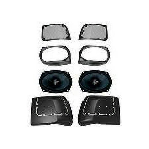 Diamond Audio MSMS694LK 14  Harley Davidson Cut in Lid Kit with MS69CX - MSMS694LK