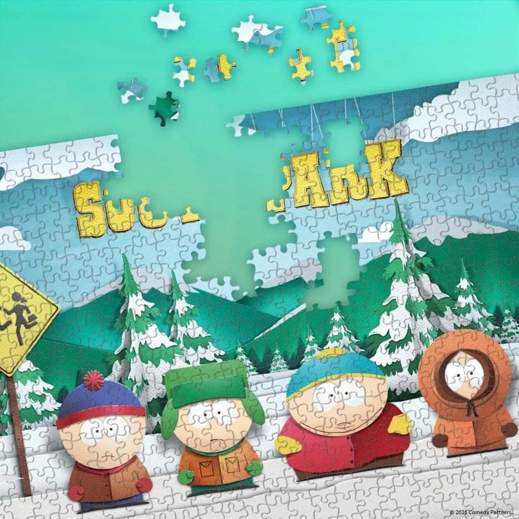 South Park Paper Bus Stop 1000 Piece Jigsaw Puzzle - Walmart.com