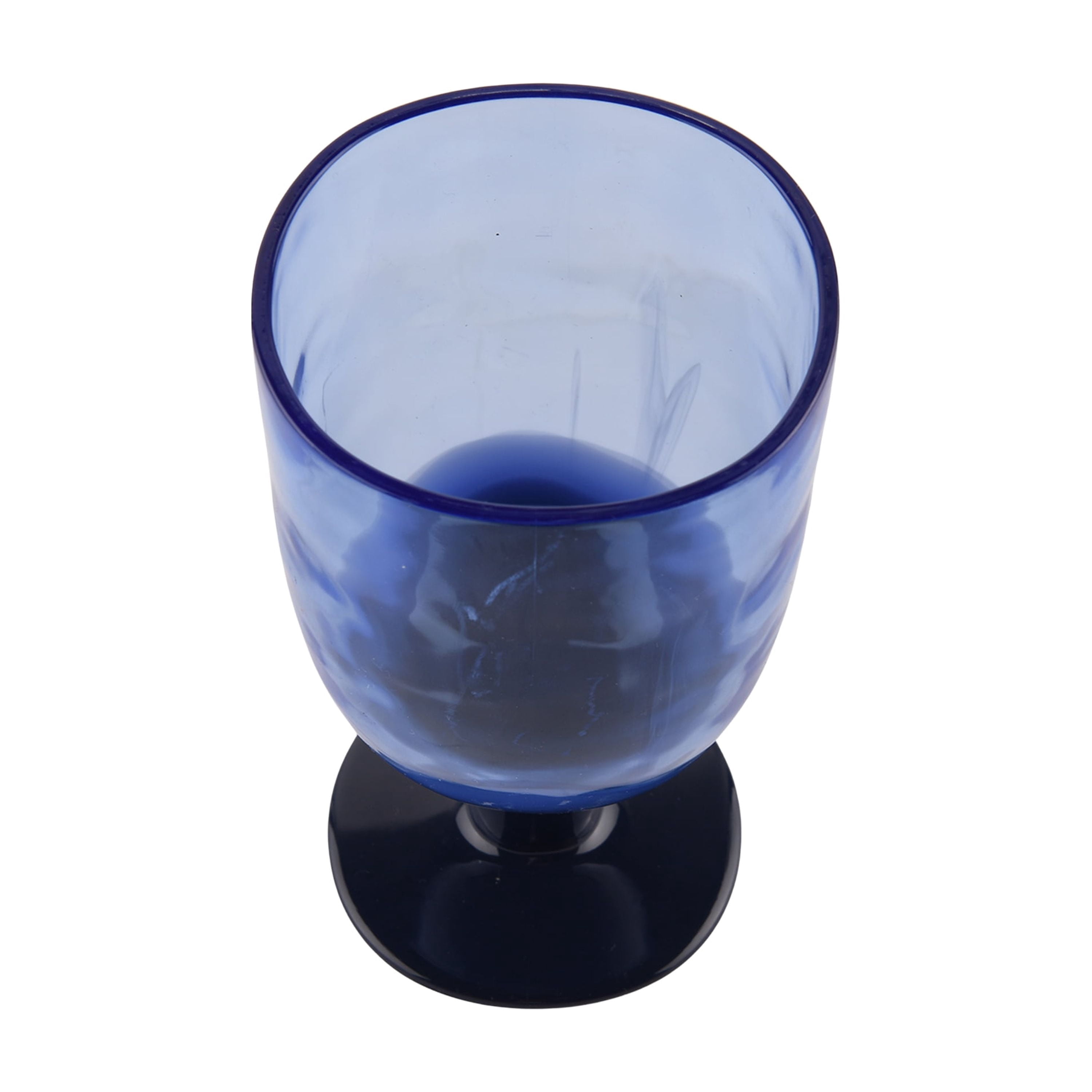 Beautiful 4-Piece 16-Ounce Acrylic Goblet Wine Colorblock Set, Multi-Color by Drew Barrymore