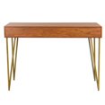 thumbnail image 2 of Safavieh Pine Mid-Century 2 Drawer Desk, 2 of 9