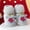 Gray, variant on Kids Christmas Socks, Non-slip Cotton Xmas Baby Funny Featival Socks Red M