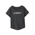 thumbnail image 4 of Camiseta para mujer Verano Moda Manga Corta Top para Calle Oficina Trabajo Camping XL, 4 of 7
