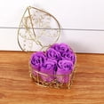 thumbnail image 1 of Keimprove 6pc Iron Basket Rose Soap Flower Gift Box Activity Creative Small Gift Artficial Flower For Wedding Valentine's Day Home Decora, 1 of 6