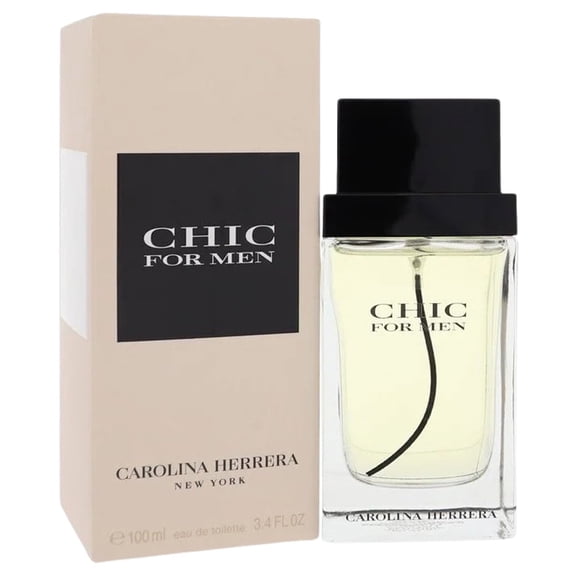 Carolina Herrera Chic Eau De Toilette For Men - 3.4oz