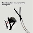 thumbnail image 2 of Reinforced Double Ice Fishing Rod Stand Folding Metal Tripod Portable Design Triangle Ice Fishing Rod Stand, 2 of 5