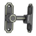 thumbnail image 2 of Cerradura de pestillo de puerta de 90 grados y 180 grados, cerradura de puerta segura para exteriores Gris Luminoso, 2 of 9