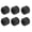 Black, variant on Dracaena 2 pack G1/4" thread to 14mm outer diameter, Hard Tubing Compression Fitting with high body design for Computer water cooling system ,Silver