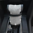 thumbnail image 4 of Juego de hombreras para cinturón de seguridad para mujer, fundas para cinturón de seguridad de coche con diamantes de imitación ostentosos, cubierta de freno de mano de cristal, accesorios para coche, 4 of 8