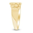 thumbnail image 4 of AFFY Nugget Style Men's Promise Ring In 10K Solid Yellow Gold 9.50 MM Wide Ring Size-13.5, 4 of 6