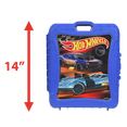 thumbnail image 3 of Hot Wheels 110 Vehicle Playsets Plastic Carrying Case in Blue, for Child Ages 3+, 3 of 6