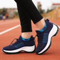 thumbnail image 5 of GLYGML Knit Platform Walking Shoes, Breathable Slip-On Wedge Sneakers, Non-Slip Cushioned Orthopedic Shoes for Daily Wear, 5 of 5