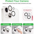 thumbnail image 4 of PYAN-[2+2 pack Tempered Glass Screen Protector Compatible with iPhone 14 (6.1 inch, 2022) with 9H Hardness Camera Lens Protector, [HD Clear] [EZ Kit] [Case Friendly], 4 of 4
