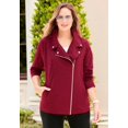 thumbnail image 2 of Catherines Women's Plus Size Suprema Studio Moto Jacket, 2 of 4