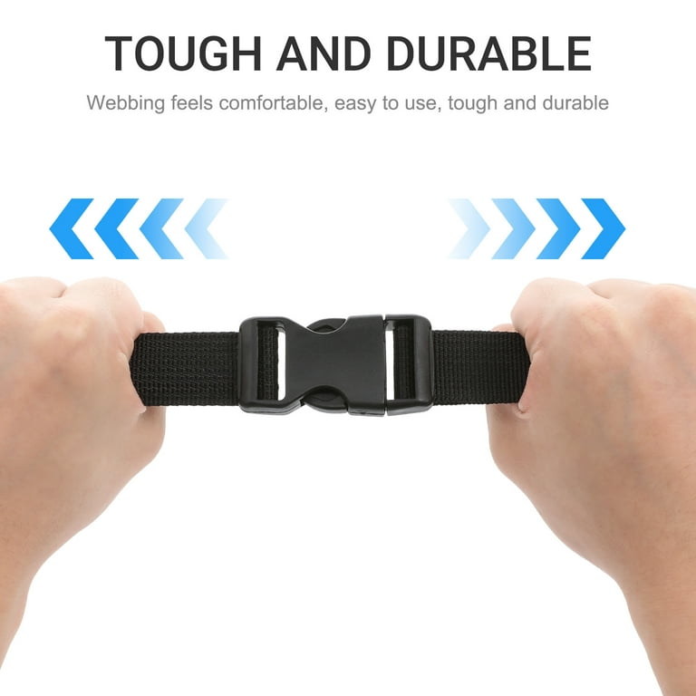 2Pcs Strap Buckle Utility Straps with Quick Release Buckle Webbing Fastener  Replacements 