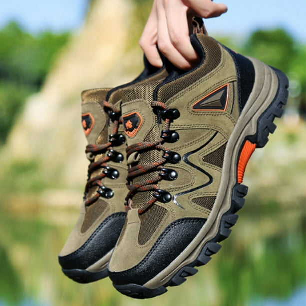 Zapatos de Senderismo Zapatillas Casuales para Hombre Ligeras para Escalar (44) Marrón Wdftyju Tenis De Mujer Tenis De Hombre