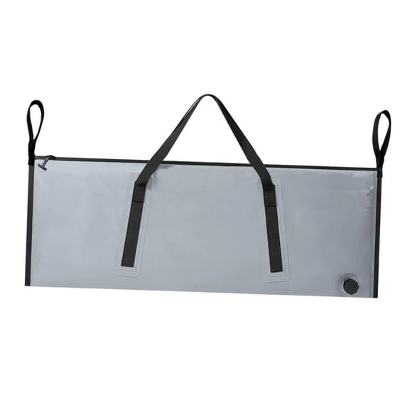 Bolsa térmica para pescado, portátil, gruesa, grande, fácil de usar, profesional Gris