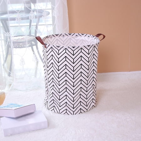 Homekingdee Folding Round Cloth Dirty Laundry Basket – Large Capacity Storage Hamper with Carry Handle for Home Laundry Room Toys and Clothes Organization Homekingdee Folding Round Cloth Dirty Laundry Basket – Large Capacity Storage Hamper with Carry Handle for Home Laundry Room Toys and Clothes Organization