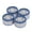 Color:silver blue, variant on 4PCS Durable Metal Remote Car Crawler Wheel Rims Crawler 1.9inch Wheel Hub Suitable for 1/10 Remote Car Modified