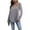Gray, variant on Woman Casual Tops Long Sleeve Leopard Print Patchwork Plus Size Round Neck T-Shirt Blouses (Gray, 2XL)