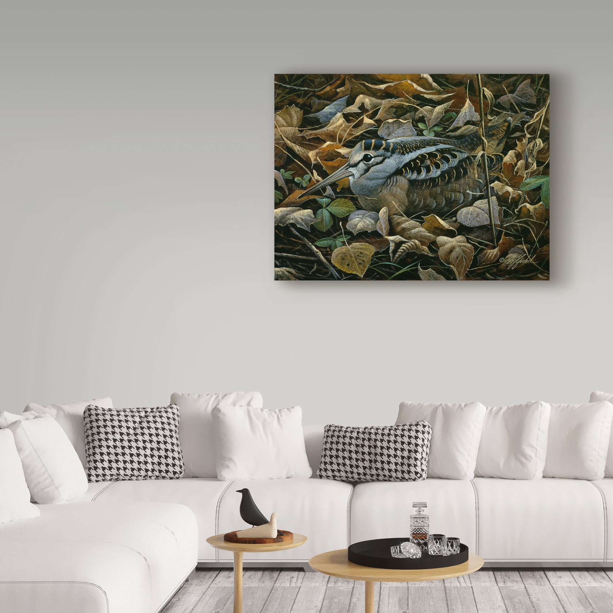 Trademark Fine Art 'Sitting Tight' Canvas Art by Wilhelm Goebel