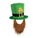 thumbnail image 1 of Sombreros de nueva tendencia irlandeses. Sombrero unisex con barba para el Día de San Patricio. Sombrero con barba para mujer., 1 of 1