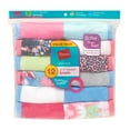 thumbnail image 3 of Girls Hanes® 12 Pack Ultimate Assorted Prints & Solids Cotton Briefs Underwear Color: Multi Color Size: 8, 3 of 4