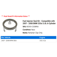 thumbnail image 2 of Fuel Injector Seal Kit - Compatible with 2007 - 2008 BMW 335xi 3.0L 6-Cylinder, 2 of 2